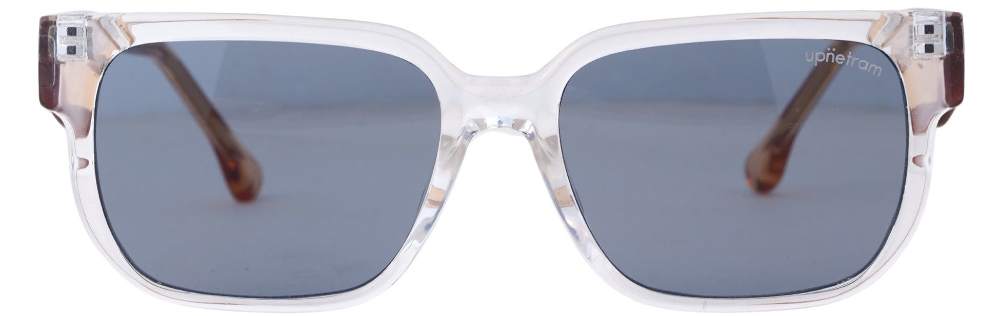 UP8845-C6-Handmade Bio Acetate-Clear Amber Crystal - glassesbyahana.com