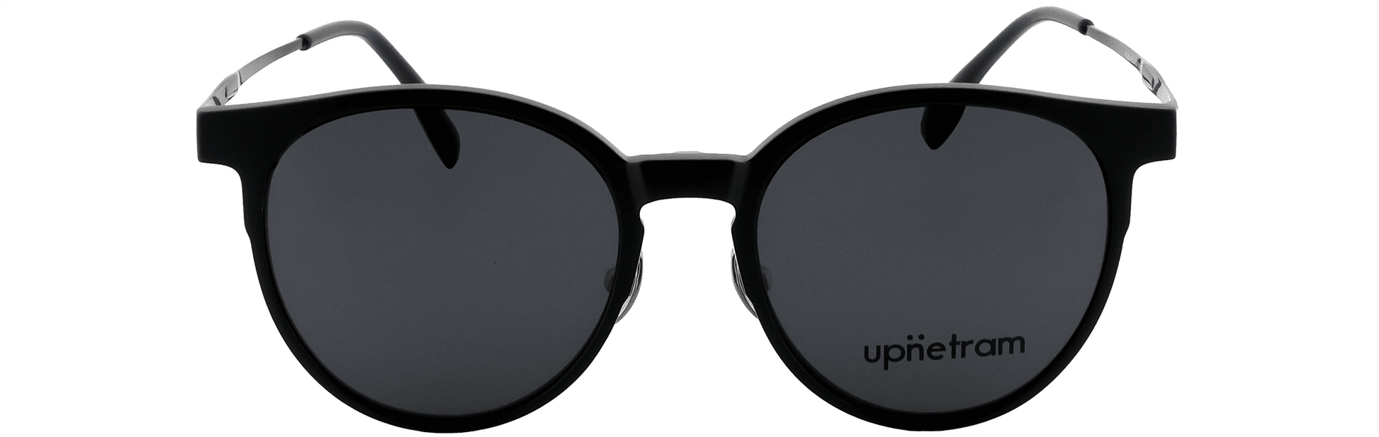 UP9026-C1-Handmade Mix Material-Midnight Black - glassesbyahana.com