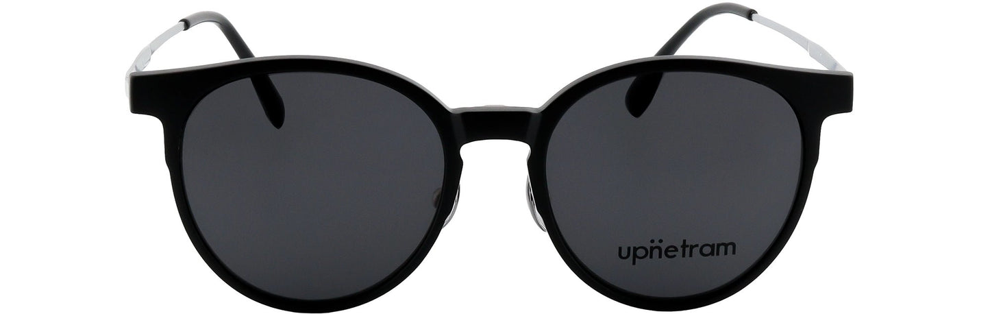 UP9026-C2-Handmade Mix Material-Midnight Silver - glassesbyahana.com