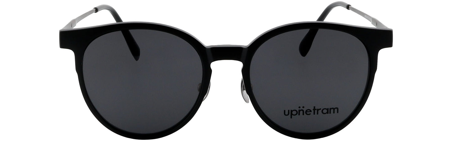 UP9026-C3-Handmade Mix Material-Midnight Gunmetal - glassesbyahana.com