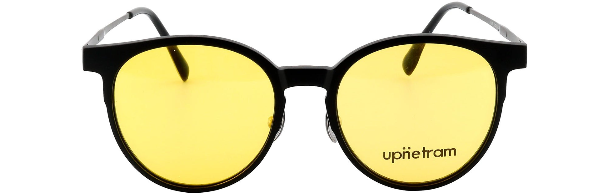 UP9026-C3-Handmade Mix Material-Midnight Gunmetal - glassesbyahana.com