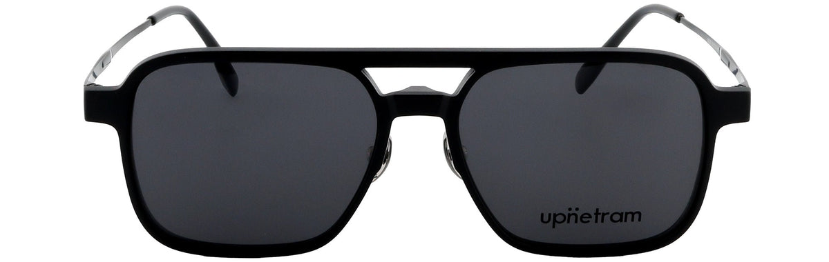UP9028-C1-Handmade Mix Material-Midnight Black - glassesbyahana.com