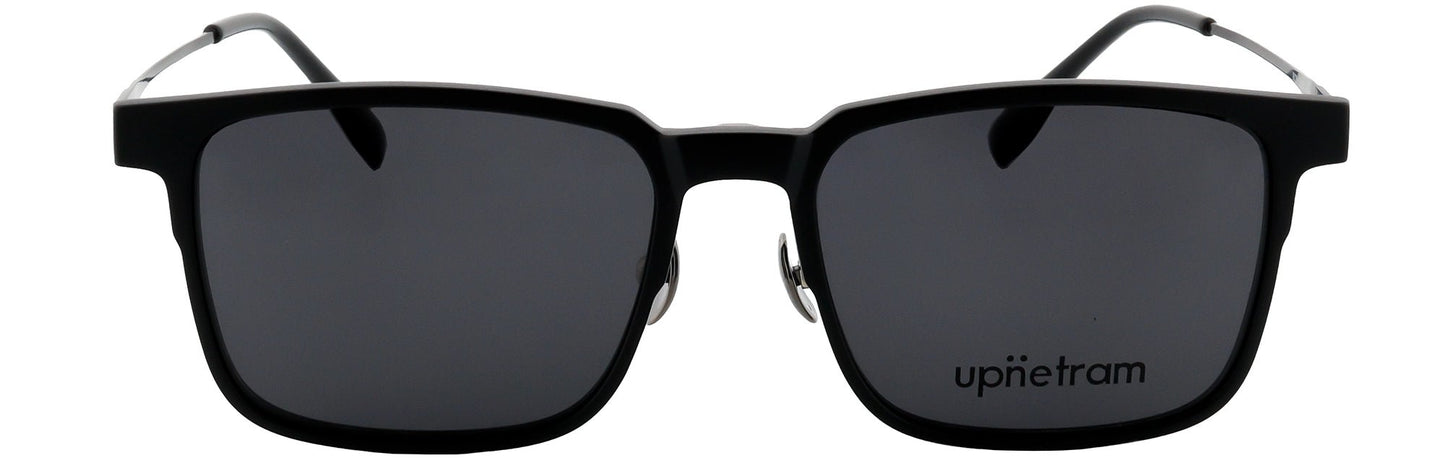 UP9029-C1-Handmade Mix Material-Midnight Black - glassesbyahana.com