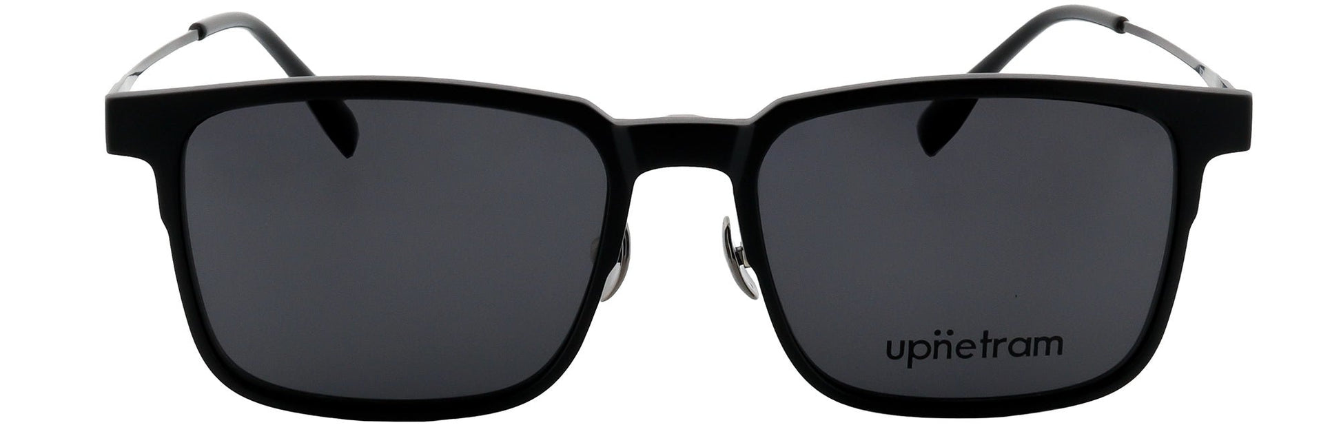 UP9029-C1-Handmade Mix Material-Midnight Black - glassesbyahana.com
