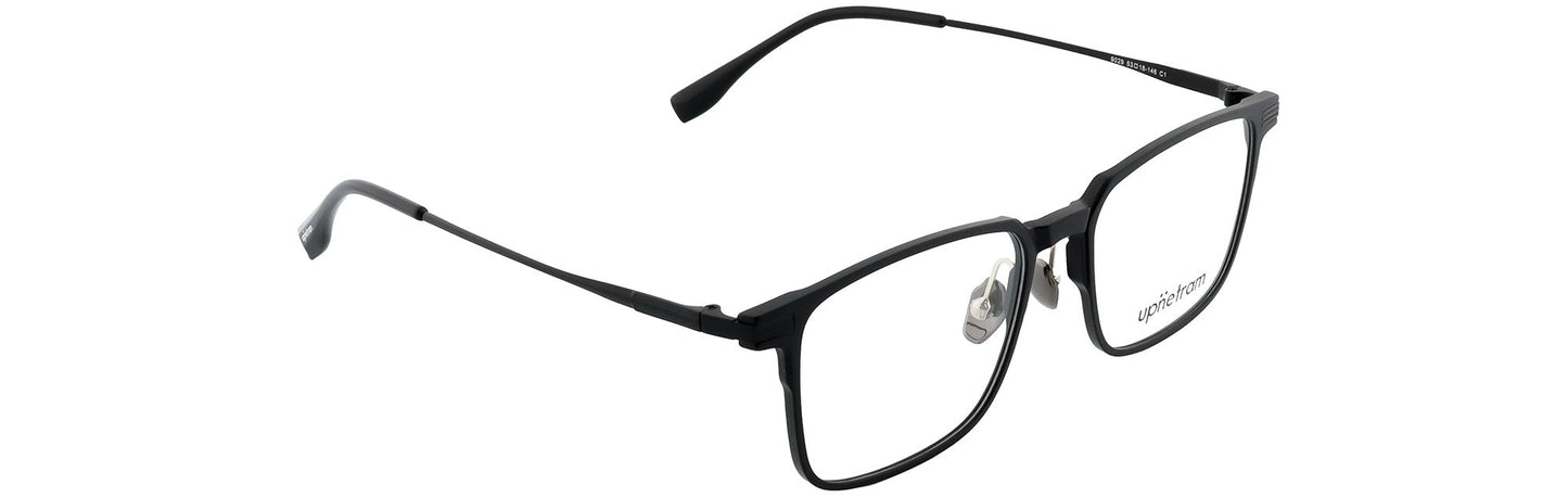 UP9029-C1-Handmade Mix Material-Midnight Black - glassesbyahana.com