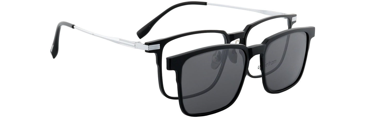 UP9029-C2-Handmade Mix Material-Midnight Silver - glassesbyahana.com