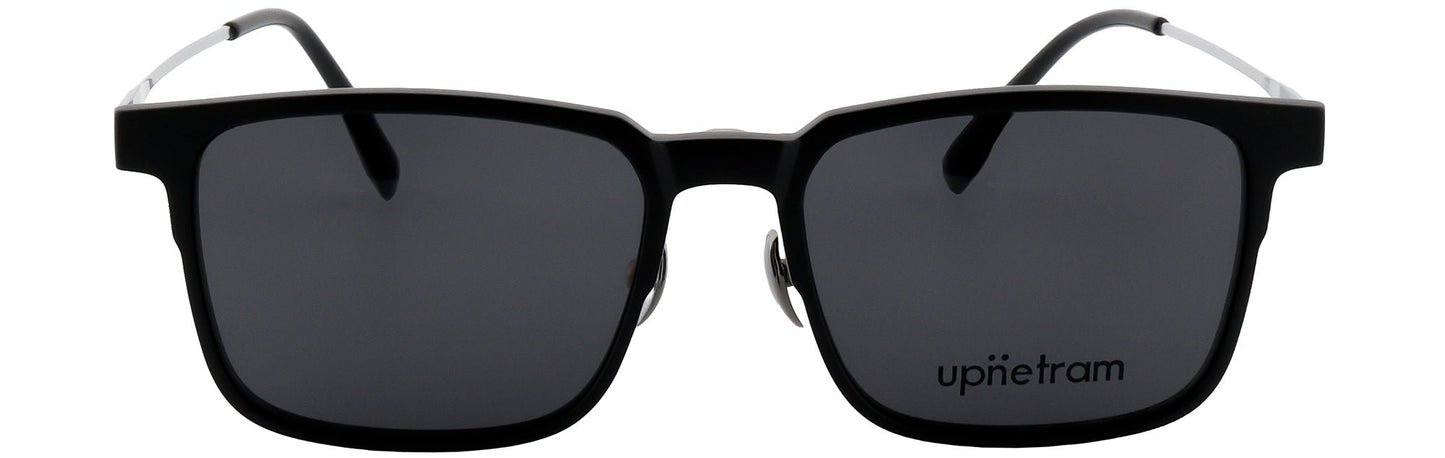 UP9029-C2-Handmade Mix Material-Midnight Silver - glassesbyahana.com