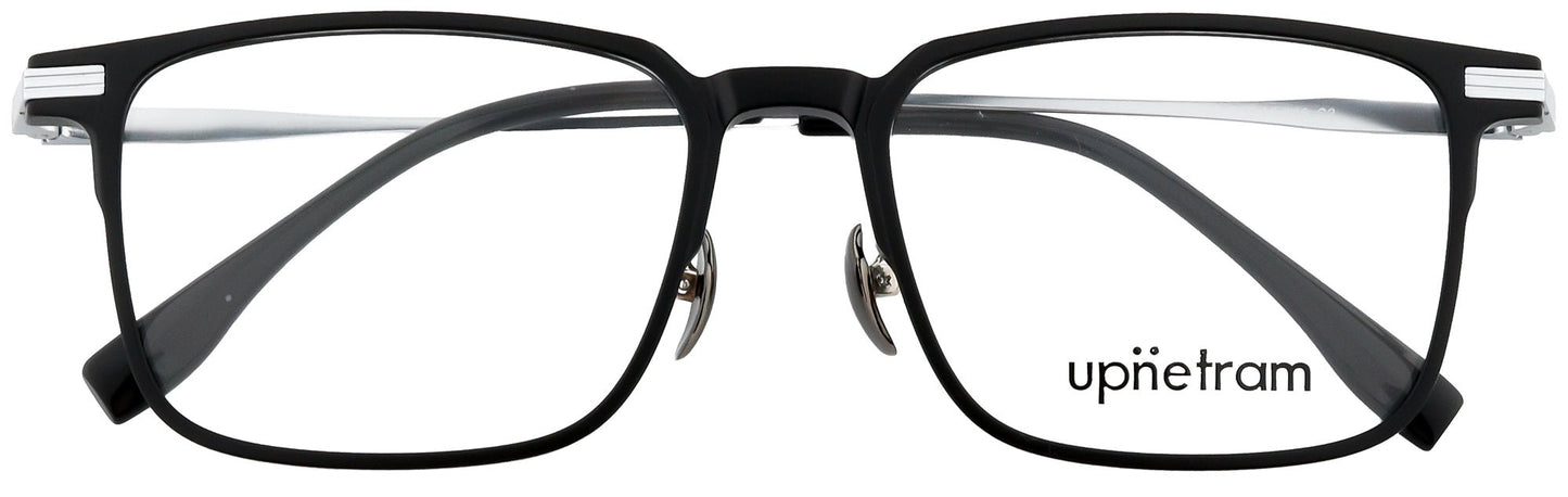 UP9029-C2-Handmade Mix Material-Midnight Silver - glassesbyahana.com