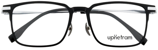 UP9029-C2-Handmade Mix Material-Midnight Silver - glassesbyahana.com