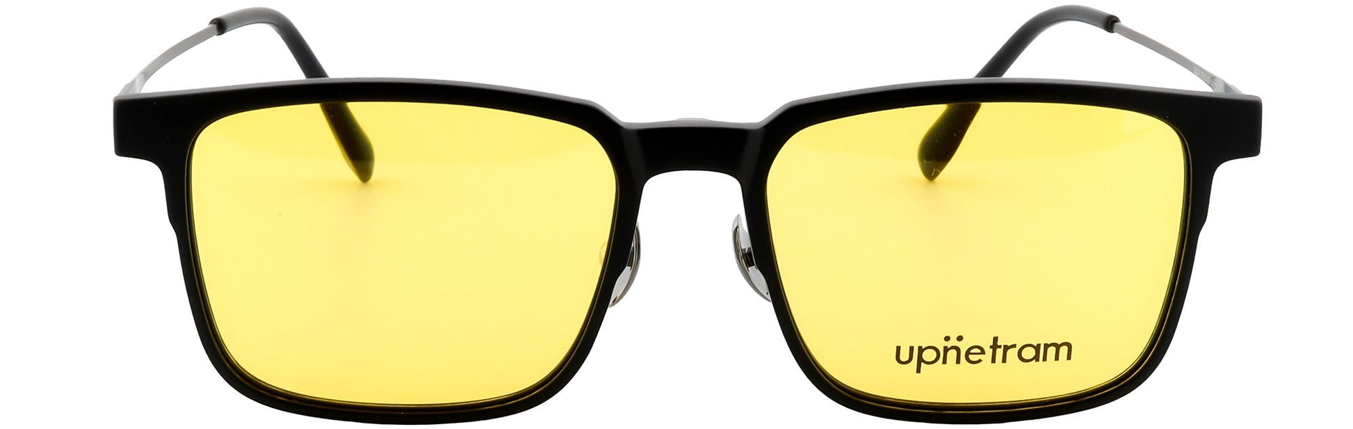 UP9029-C3-Handmade Mix Material-Gunmetal - glassesbyahana.com
