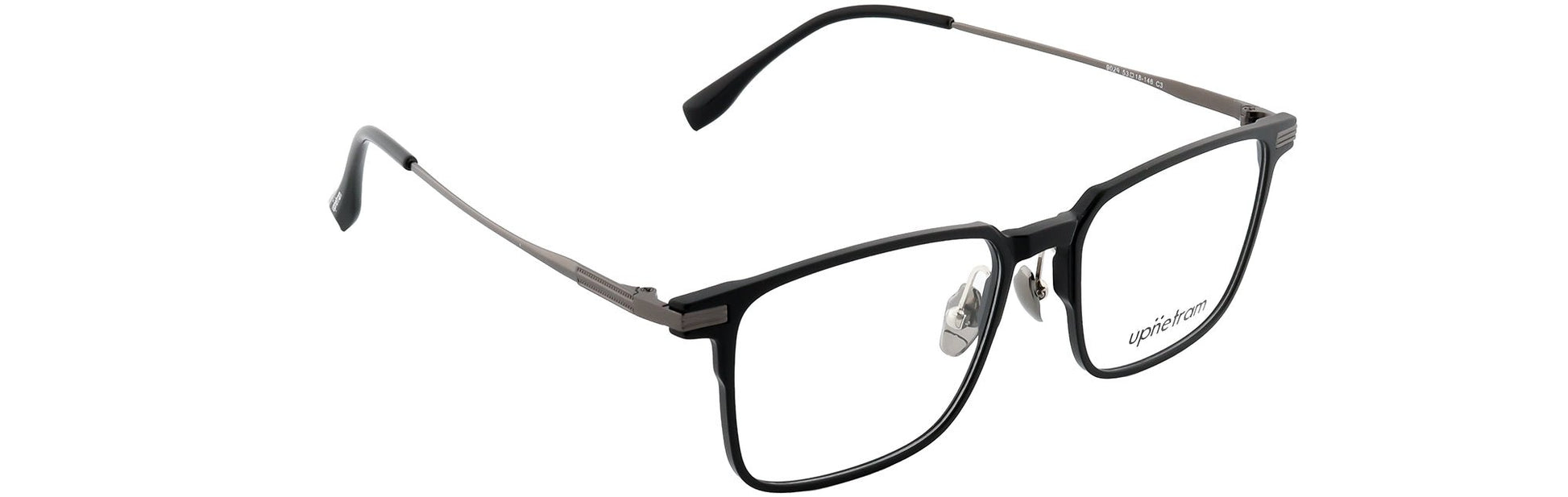 UP9029-C3-Handmade Mix Material-Gunmetal - glassesbyahana.com