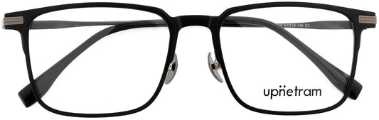 UP9029-C3-Handmade Mix Material-Gunmetal - glassesbyahana.com
