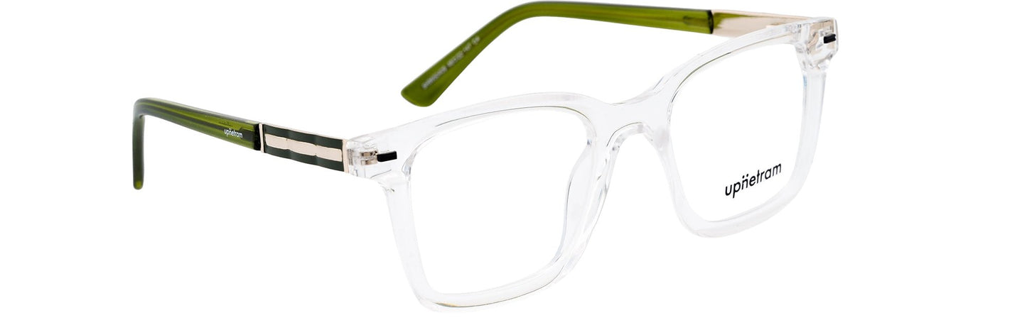 UP9650409-C4-Handmade Mix Material-Crystal Olive - glassesbyahana.com