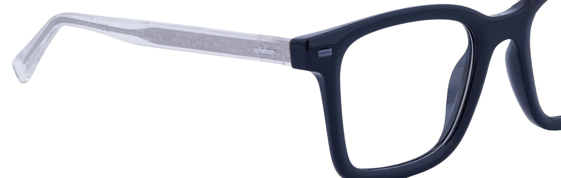 UP9650509-C1-Handmade Mix Material-Midnight Black - glassesbyahana.com