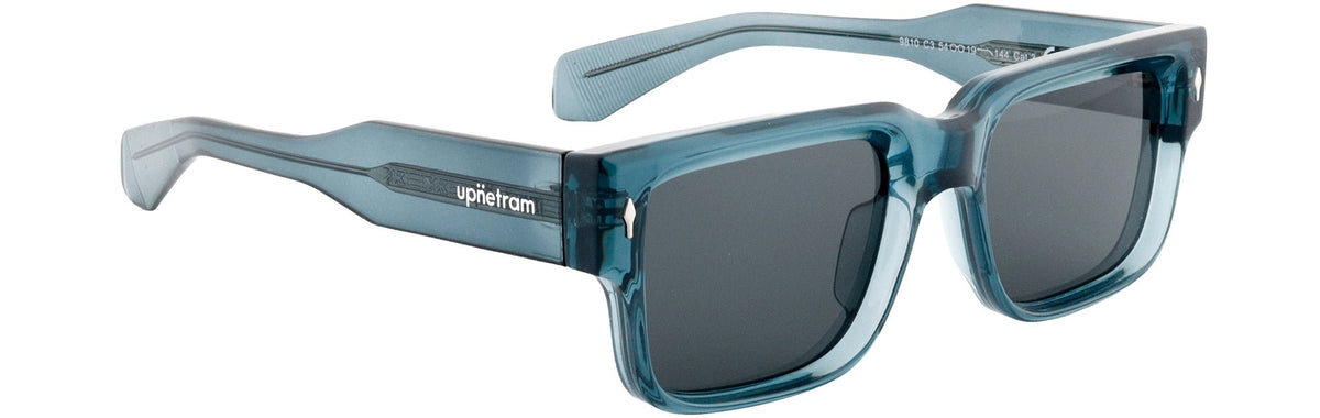UP9810-C3-Handmade Mix Material-Crystal Teal - glassesbyahana.com