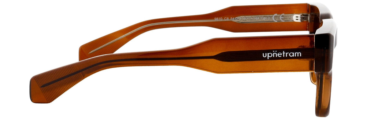 UP9810-C8-Handmade Mix Material-Havana Brown - glassesbyahana.com