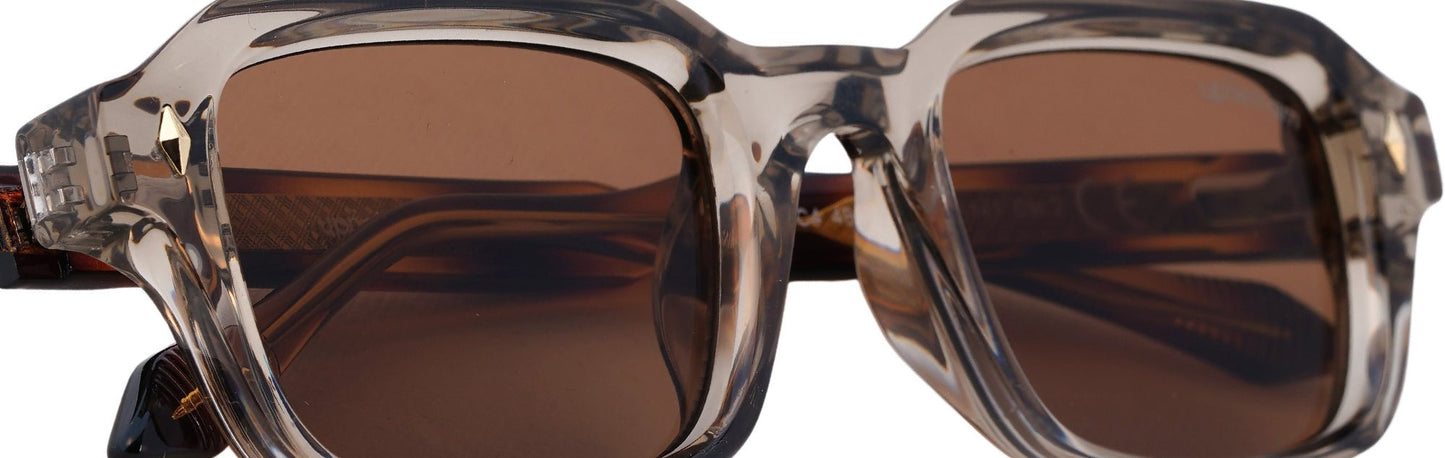 UP98113-C4-Handmade Bio Acetate-Crystal Taupe Smoke - glassesbyahana.com