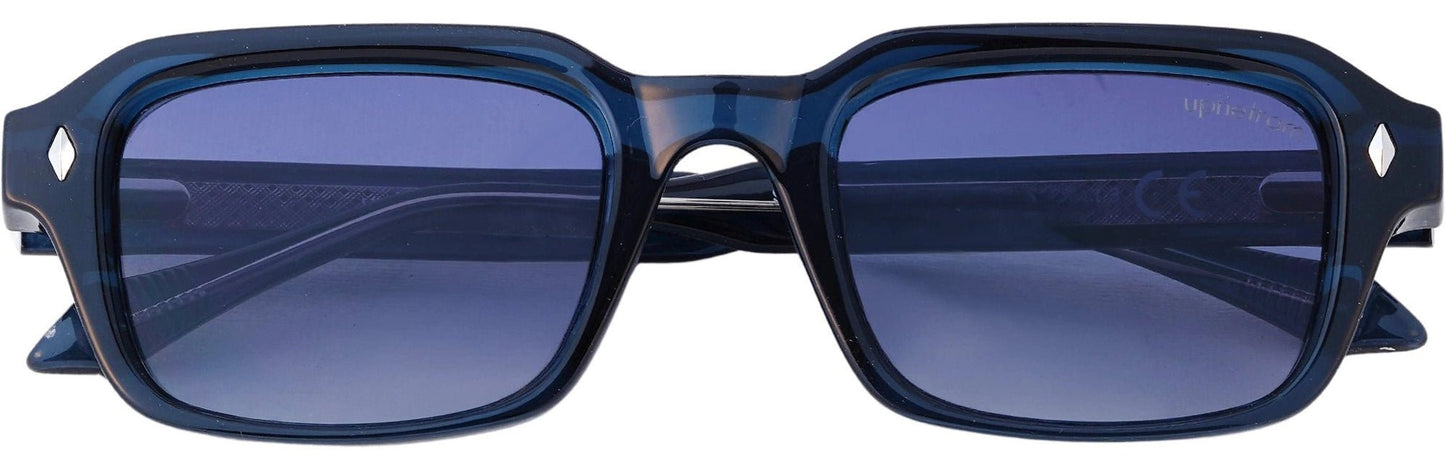UP98113-C5-Handmade Bio Acetate-Ink Blue Crystal - glassesbyahana.com