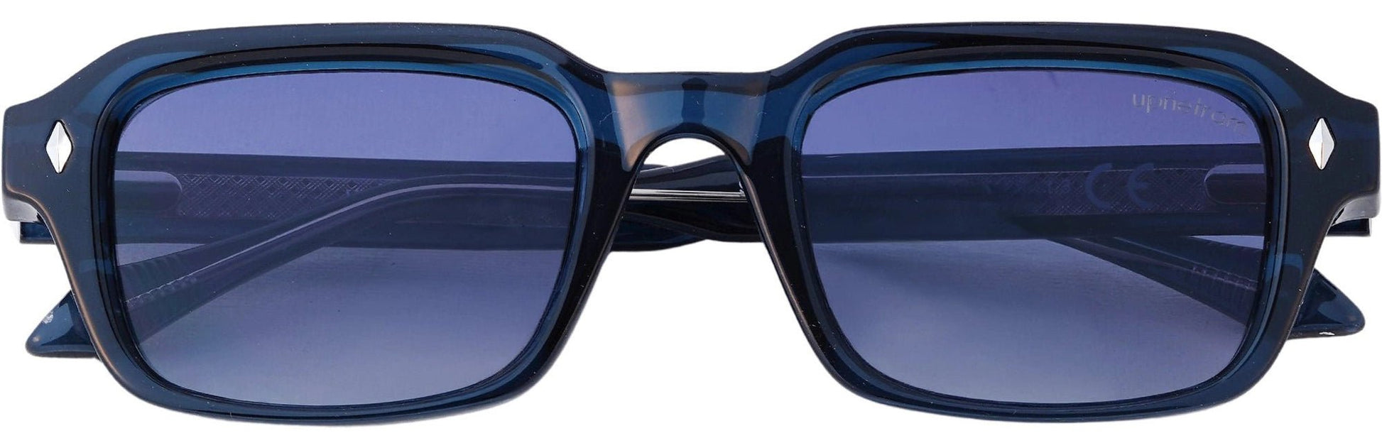 UP98113-C5-Handmade Bio Acetate-Ink Blue Crystal - glassesbyahana.com