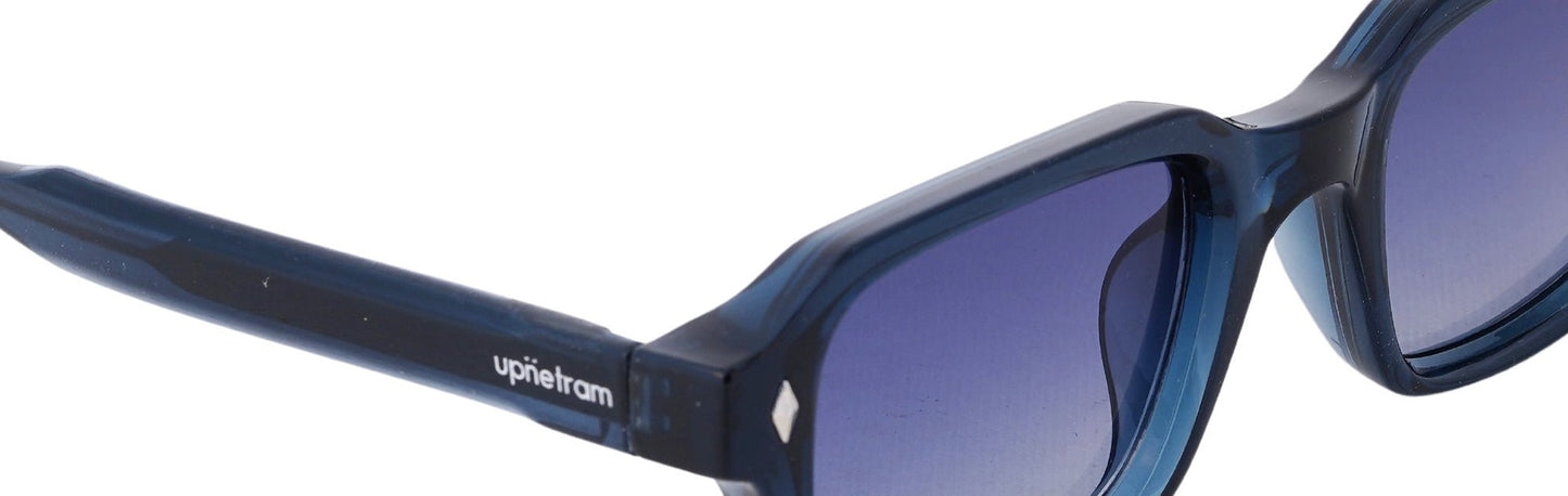 UP98113-C5-Handmade Bio Acetate-Ink Blue Crystal - glassesbyahana.com