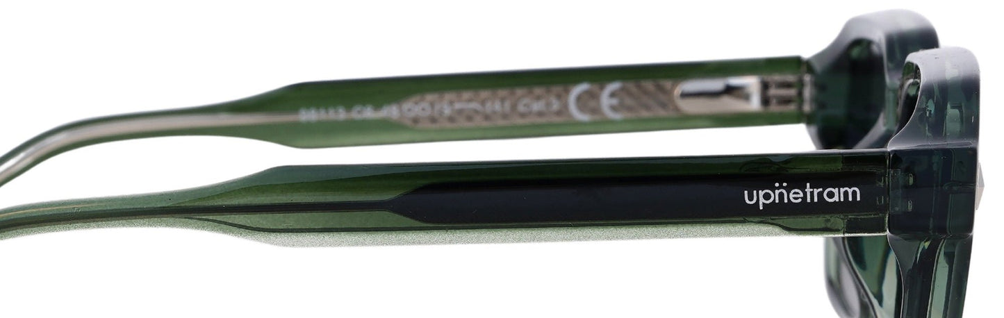 UP98113-C6-Handmade Bio Acetate-Deep Emerald - glassesbyahana.com