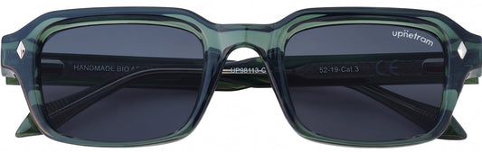 UP98113-C6-Handmade Bio Acetate-Deep Emerald - glassesbyahana.com