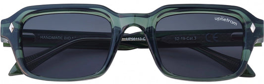 UP98113-C6-Handmade Bio Acetate-Deep Emerald - glassesbyahana.com