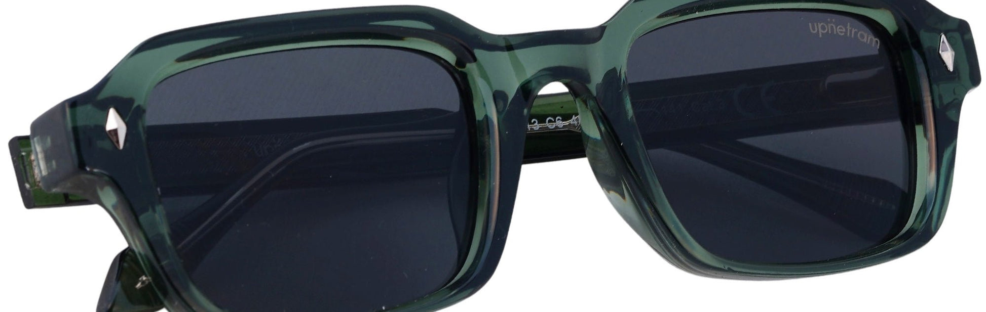 UP98113-C6-Handmade Bio Acetate-Deep Emerald - glassesbyahana.com