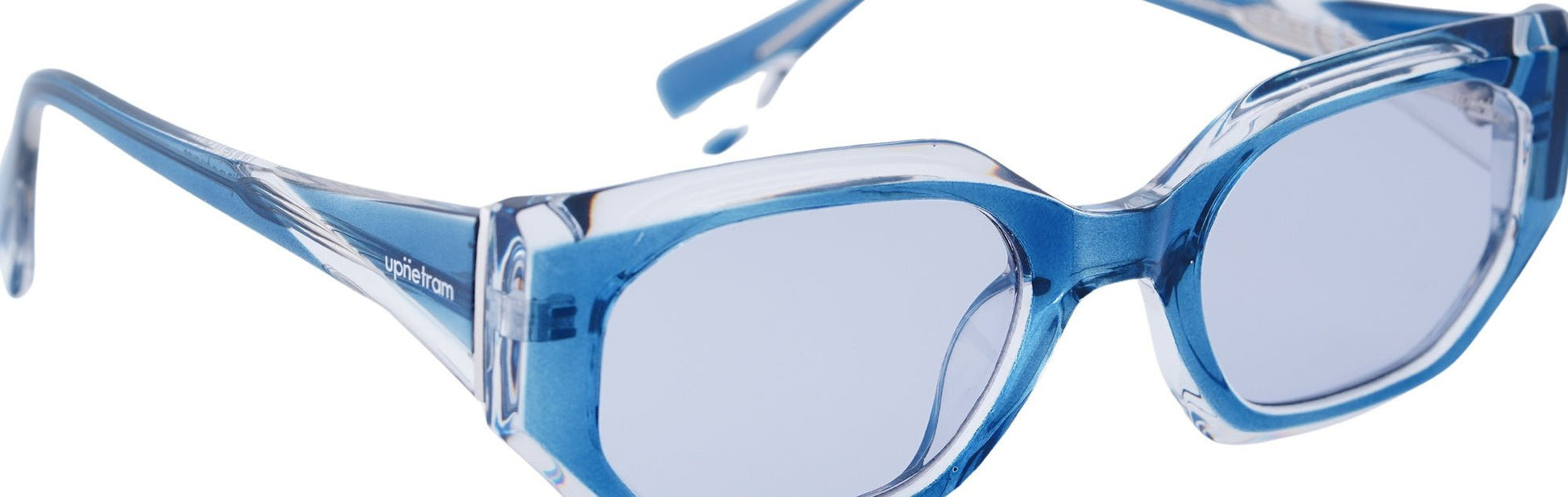 UP98117-C5-Handmade Mix Material-Glacier Azure - glassesbyahana.com