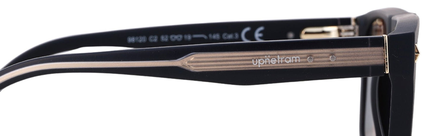 UP98120-C2-Handmade Bio Acetate-Matte Onyx - glassesbyahana.com