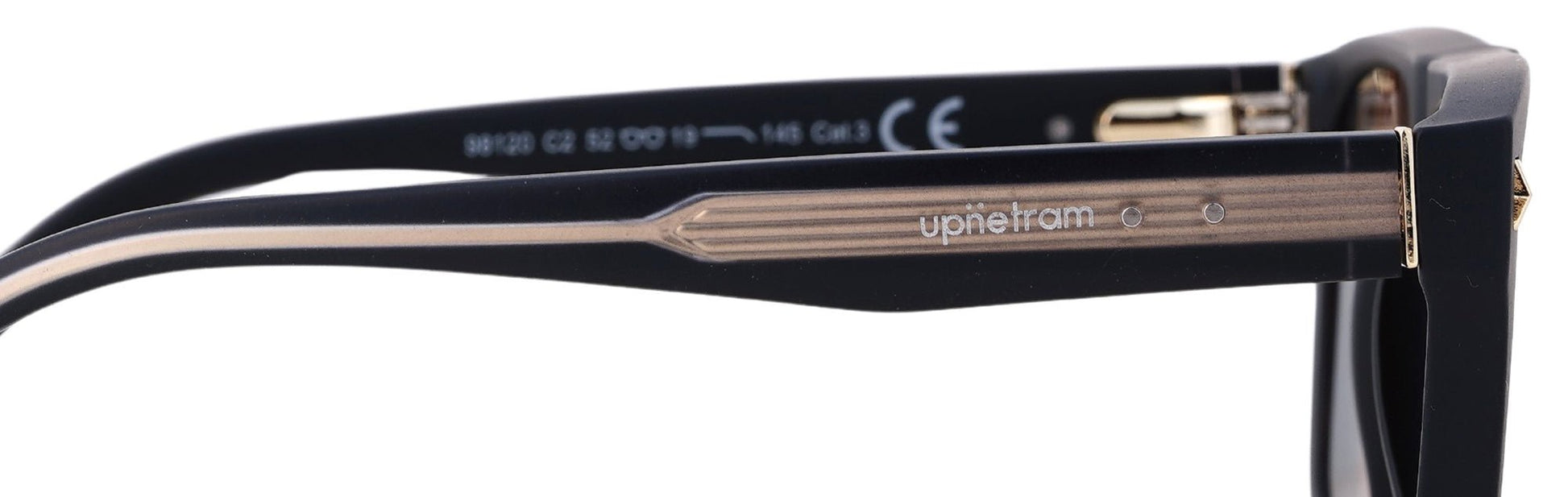 UP98120-C2-Handmade Bio Acetate-Matte Onyx - glassesbyahana.com