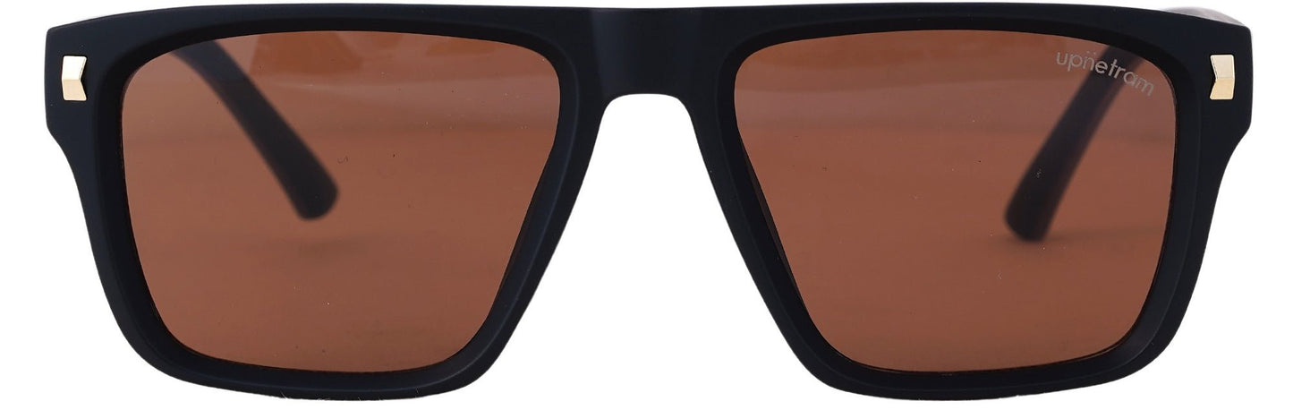 UP98120-C2-Handmade Bio Acetate-Matte Onyx - glassesbyahana.com