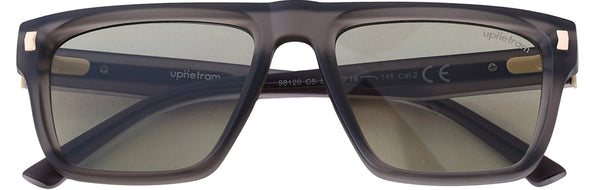 UP98120-C5-Handmade Bio Acetate-Graphite Smoke - glassesbyahana.com