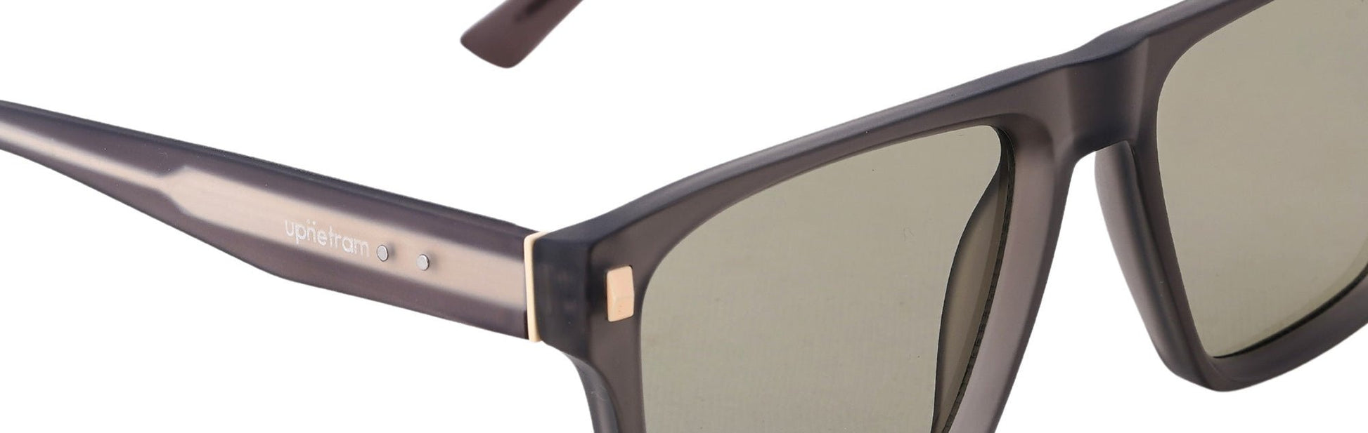 UP98120-C5-Handmade Bio Acetate-Graphite Smoke - glassesbyahana.com