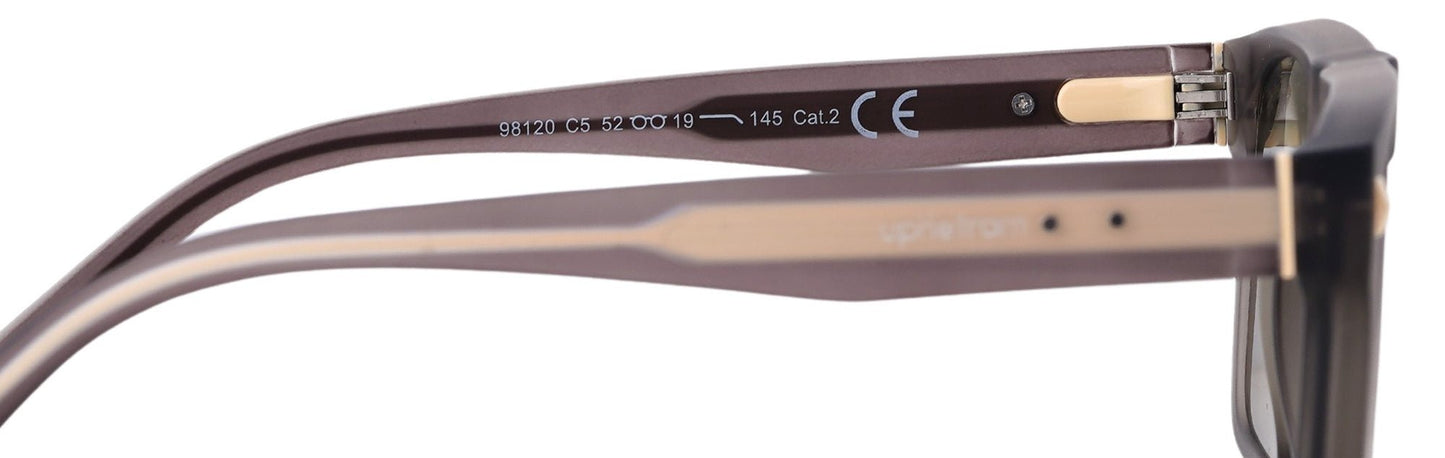 UP98120-C5-Handmade Bio Acetate-Graphite Smoke - glassesbyahana.com