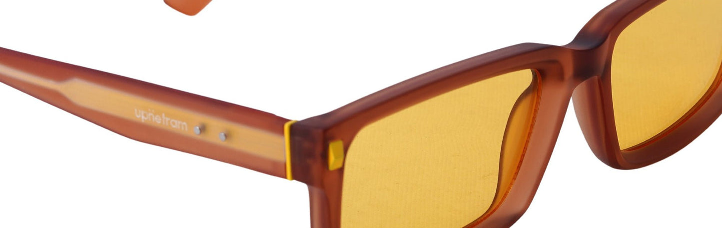 UP98126-C6-Handmade Bio Acetate-Sunset Amber - glassesbyahana.com
