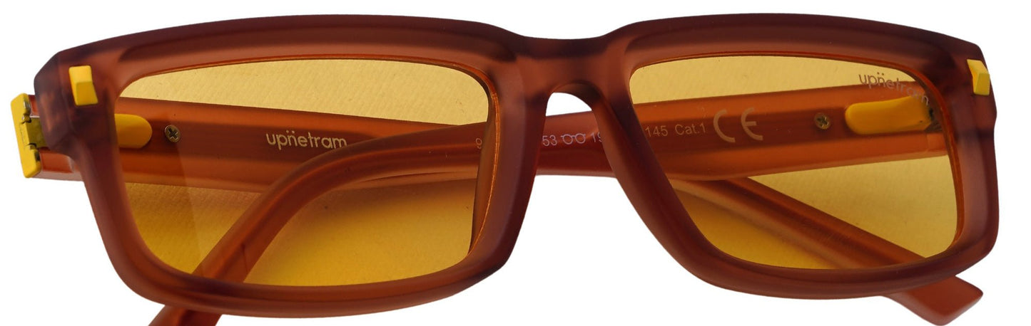 UP98126-C6-Handmade Bio Acetate-Sunset Amber - glassesbyahana.com