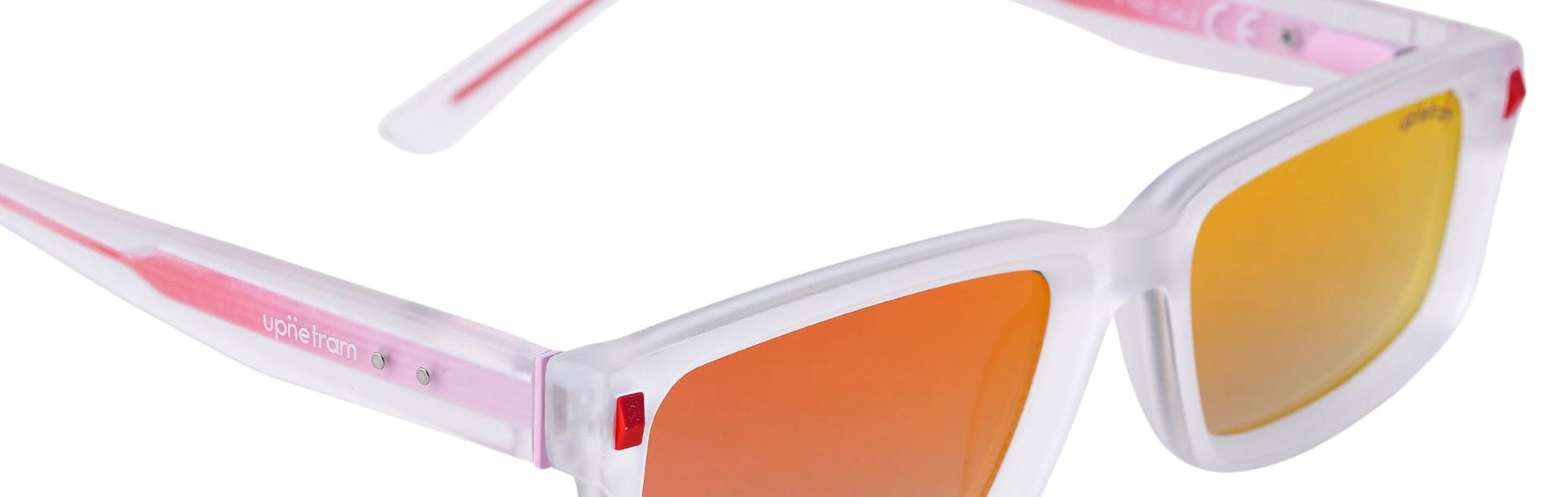UP98126-C8-Handmade Bio Acetate-Frosted Ruby - glassesbyahana.com