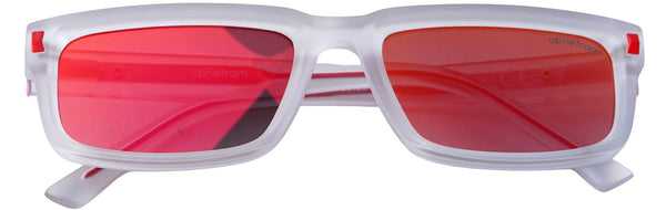 UP98126-C8-Handmade Bio Acetate-Frosted Ruby - glassesbyahana.com