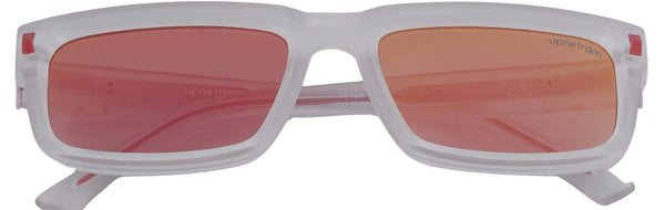 UP98126-C8-Handmade Mix Material-Frosted Ruby - glassesbyahana.com