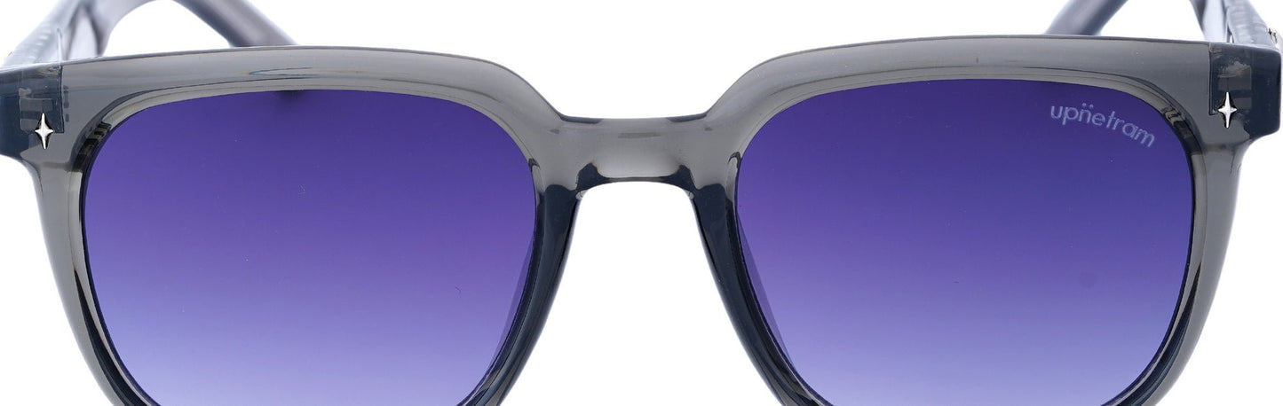 UP9842-C2-Handmade Mix Material-Moonlit Smoke - glassesbyahana.com