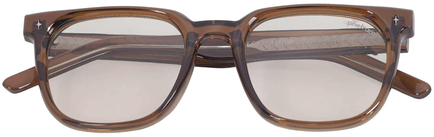 UP9842-C3-Handmade Bio Acetate-Cognac Amber - glassesbyahana.com