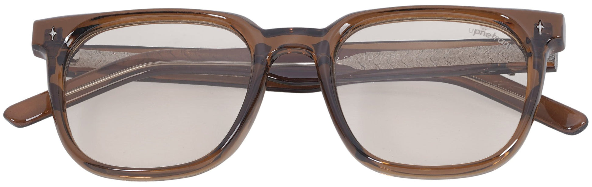 UP9842-C3-Handmade Bio Acetate-Cognac Amber - glassesbyahana.com