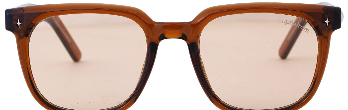 UP9842-C3-Handmade Bio Acetate-Cognac Amber - glassesbyahana.com