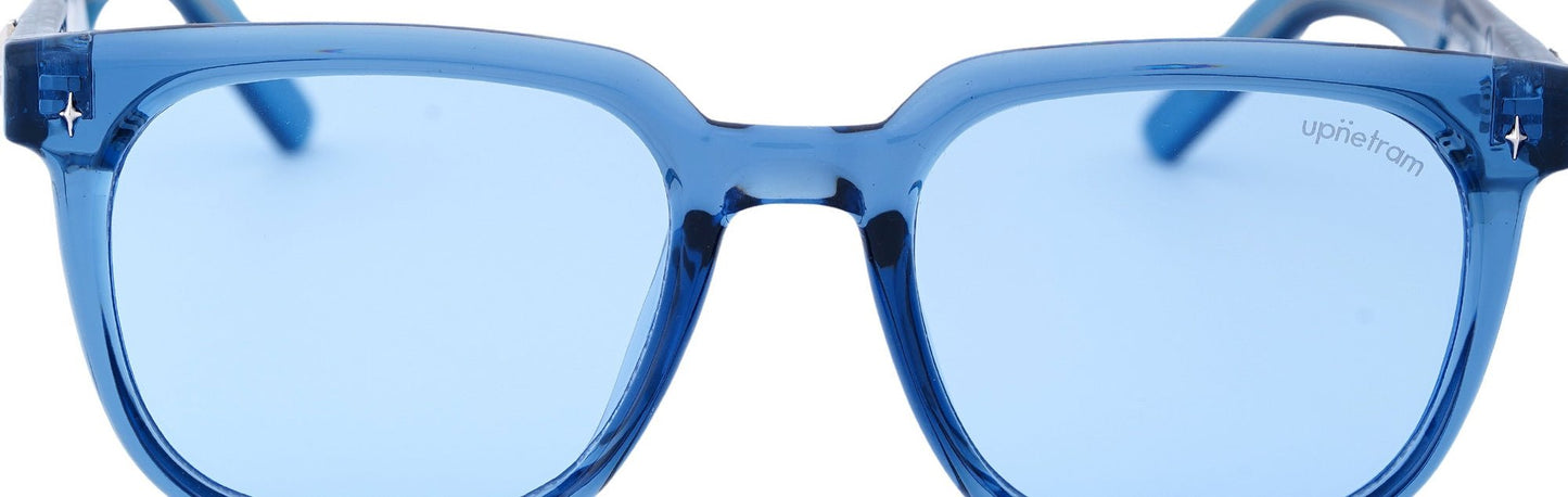 UP9842-C4-Handmade Mix Material-Blue Glacier - glassesbyahana.com