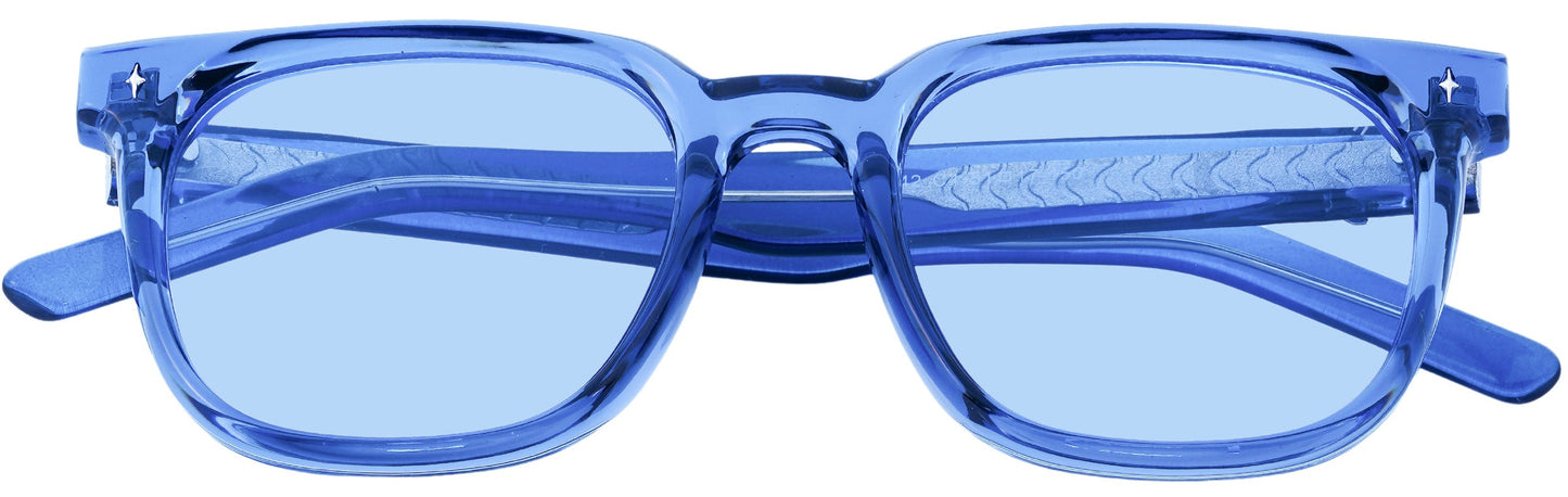 UP9842-C4-Handmade Mix Material-Blue Glacier - glassesbyahana.com