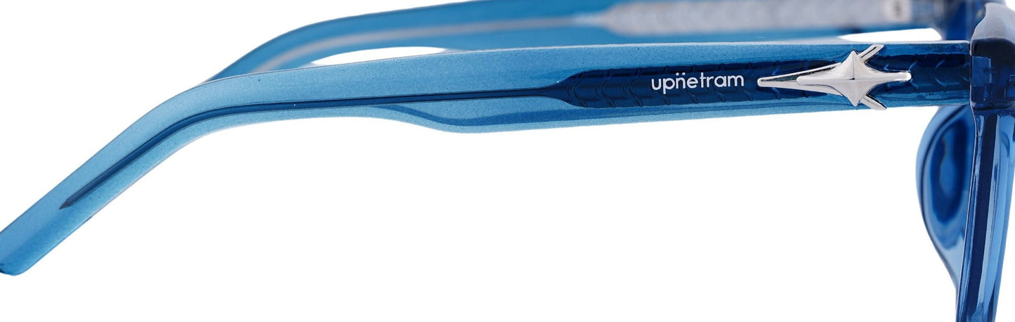 UP9842-C4-Handmade Mix Material-Blue Glacier - glassesbyahana.com