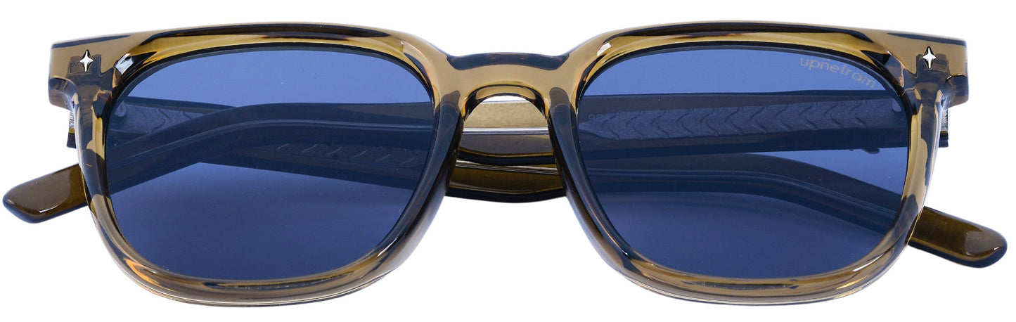 UP9842-C5-Handmade Mix Material-Olive Amber - glassesbyahana.com