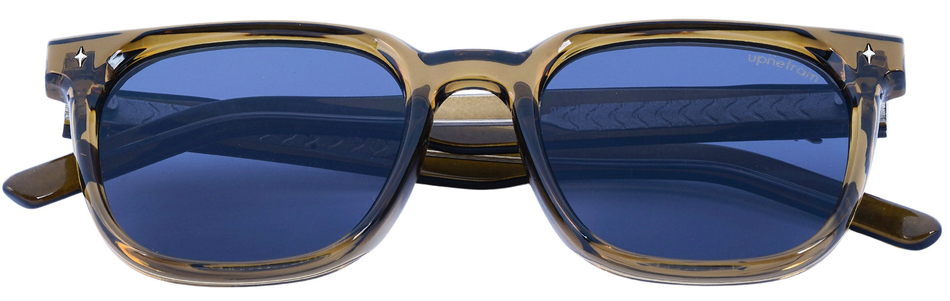 UP9842-C5-Handmade Mix Material-Olive Amber - glassesbyahana.com