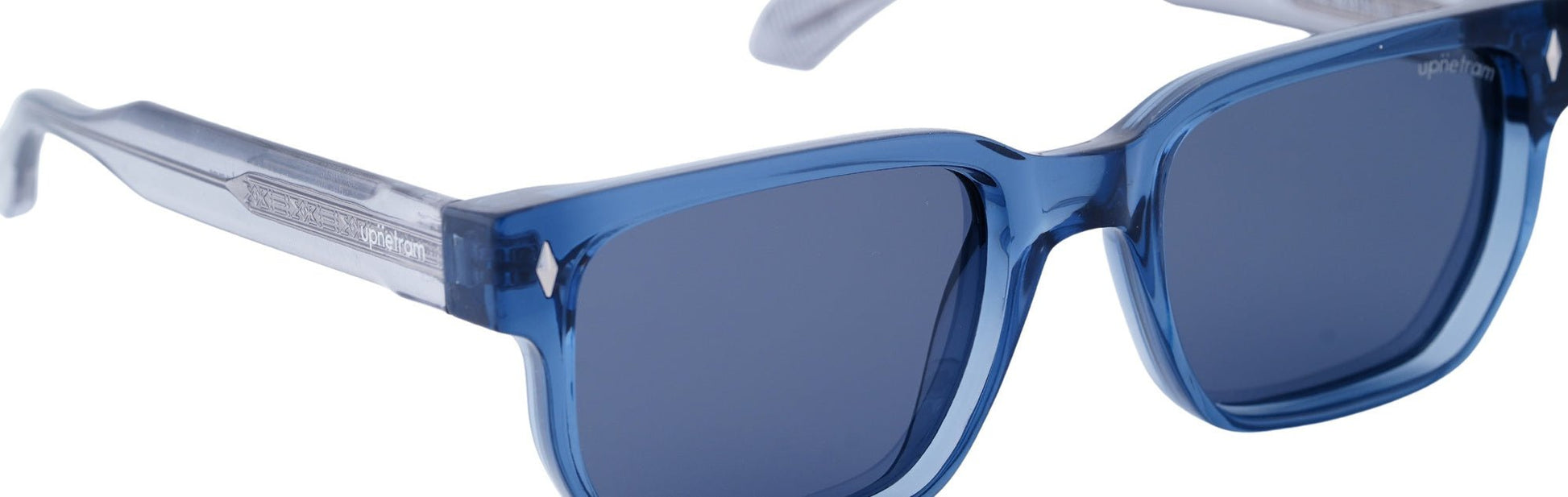UP9873-C5-Handmade Mix Material-Marina Blue - glassesbyahana.com